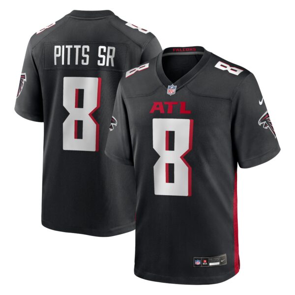 Atlanta Falcons Nike Home Game Jersey - Black - Kyle Pitts Sr. - Youth