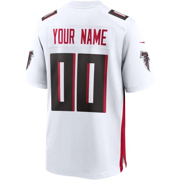 Atlanta Falcons Nike Road Game Jersey - White - Custom - Mens - Image 2