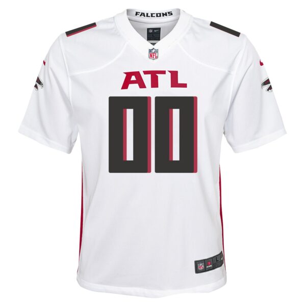 Atlanta Falcons Nike Road Game Jersey - White - Custom - Youth