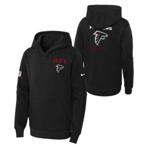Atlanta Falcons Nike Sideline Hoodie - Black -  Youth
