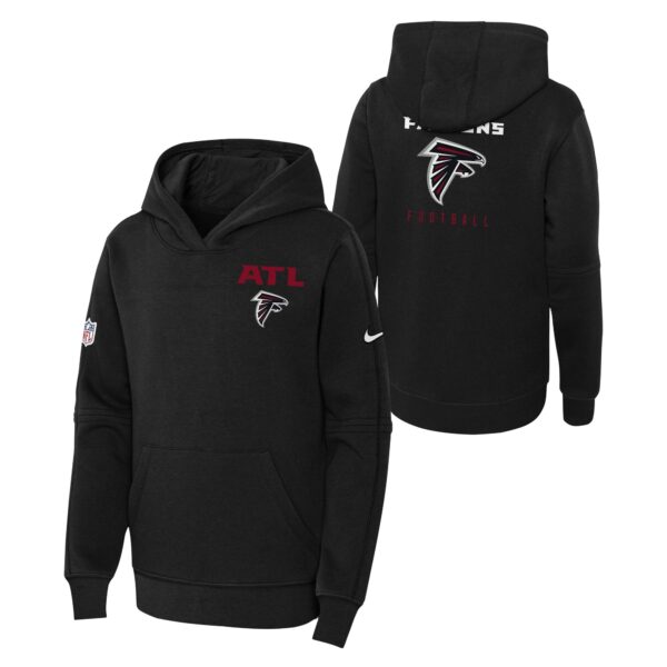 Atlanta Falcons Nike Sideline Hoodie - Black -  Youth