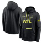 Atlanta Falcons Nike VOLT Pullover Fleece Hoodie - Mens
