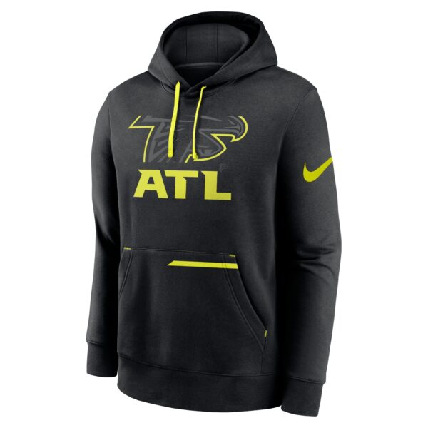 Atlanta Falcons Nike VOLT Pullover Fleece Hoodie - Mens - Image 2