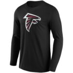 Atlanta Falcons Primary Colour Logo Long Sleeve T-Shirt - Mens