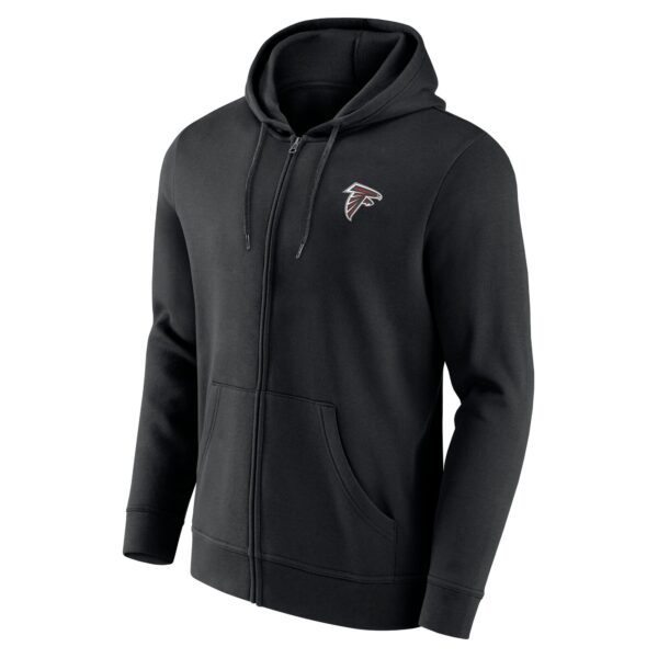 Atlanta Falcons Primary Logo Full Zip Hoodie - Mens - Image 2