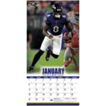 Baltimore Ravens 2023 Wall Calendar - 12 x 12 Inch