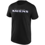 Baltimore Ravens Alternate Colour Wordmark T-Shirt - Mens - Big & Tall