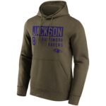 Baltimore Ravens Fashion Name & Number Hoodie - Lamar Jackson - Mens - Big & Tall
