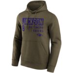 Baltimore Ravens Fashion Name & Number Hoodie - Lamar Jackson - Mens