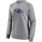 Baltimore Ravens Mono Logo Graphic Crew Sweatshirt - Womens