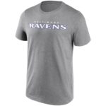 Baltimore Ravens Neutral Colour Wordmark T-Shirt - Mens