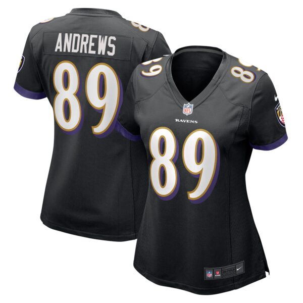 Baltimore Ravens Nike Game Alternate Jersey - Black - Mark Andrews - Womens