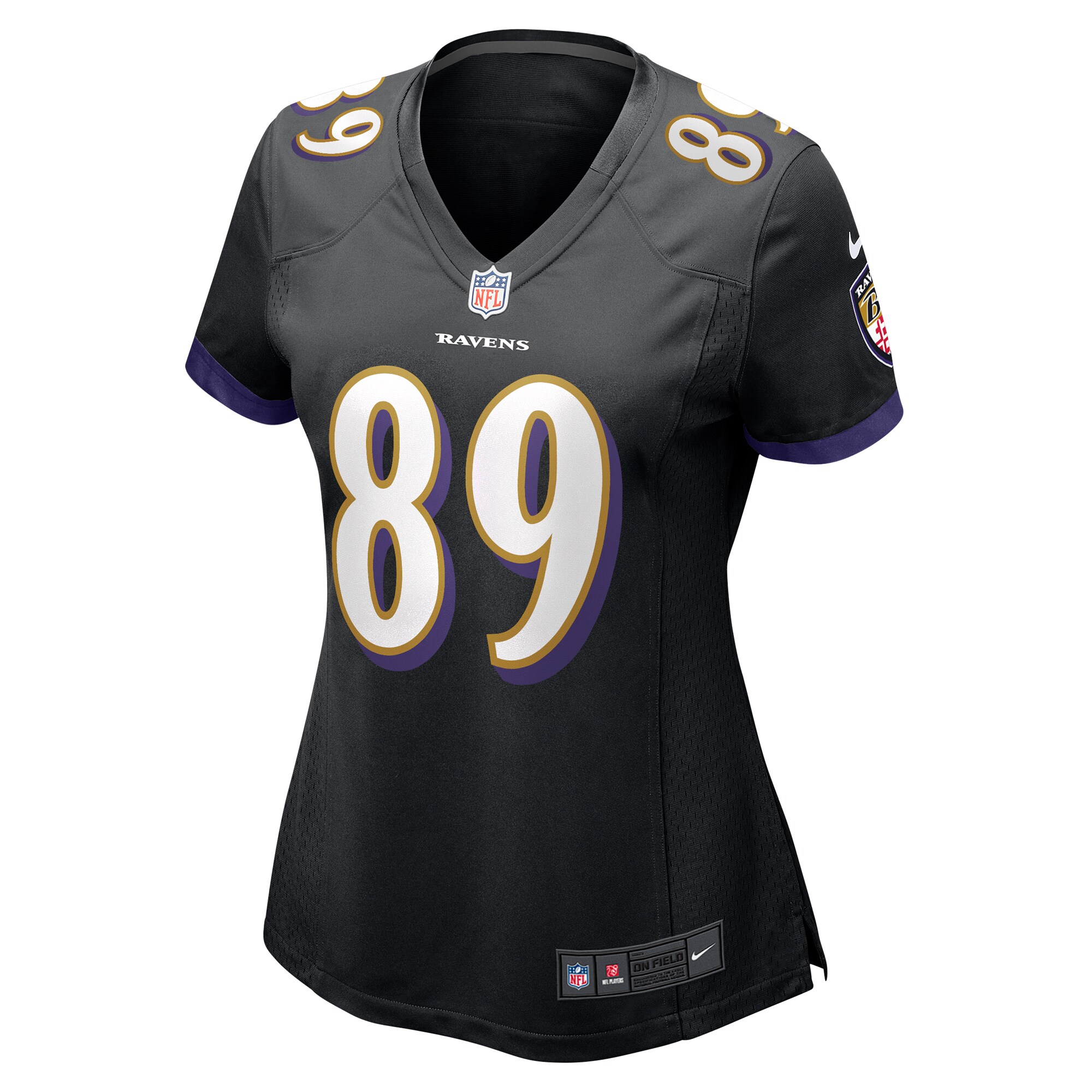 Baltimore Ravens Nike Game Alternate Jersey - Black - Mark Andrews - Womens - Image 2