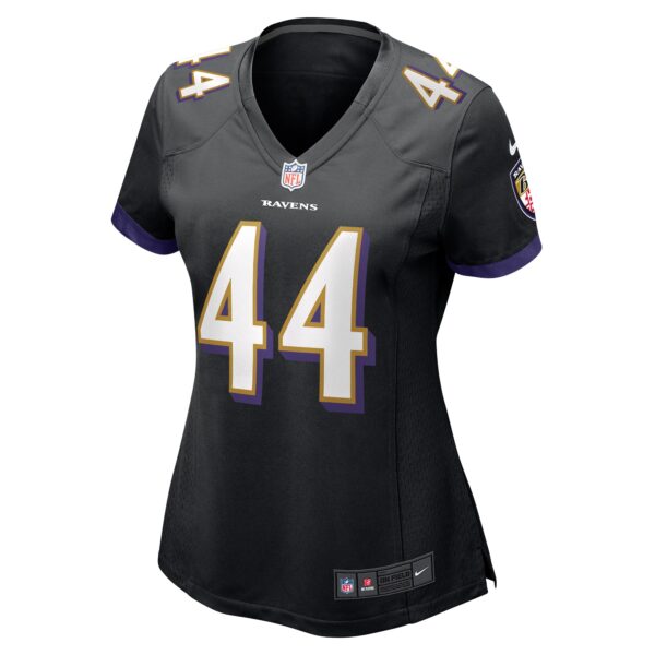 Baltimore Ravens Nike Game Alternate Jersey - Black - Marlon Humphrey - Womens - Image 2