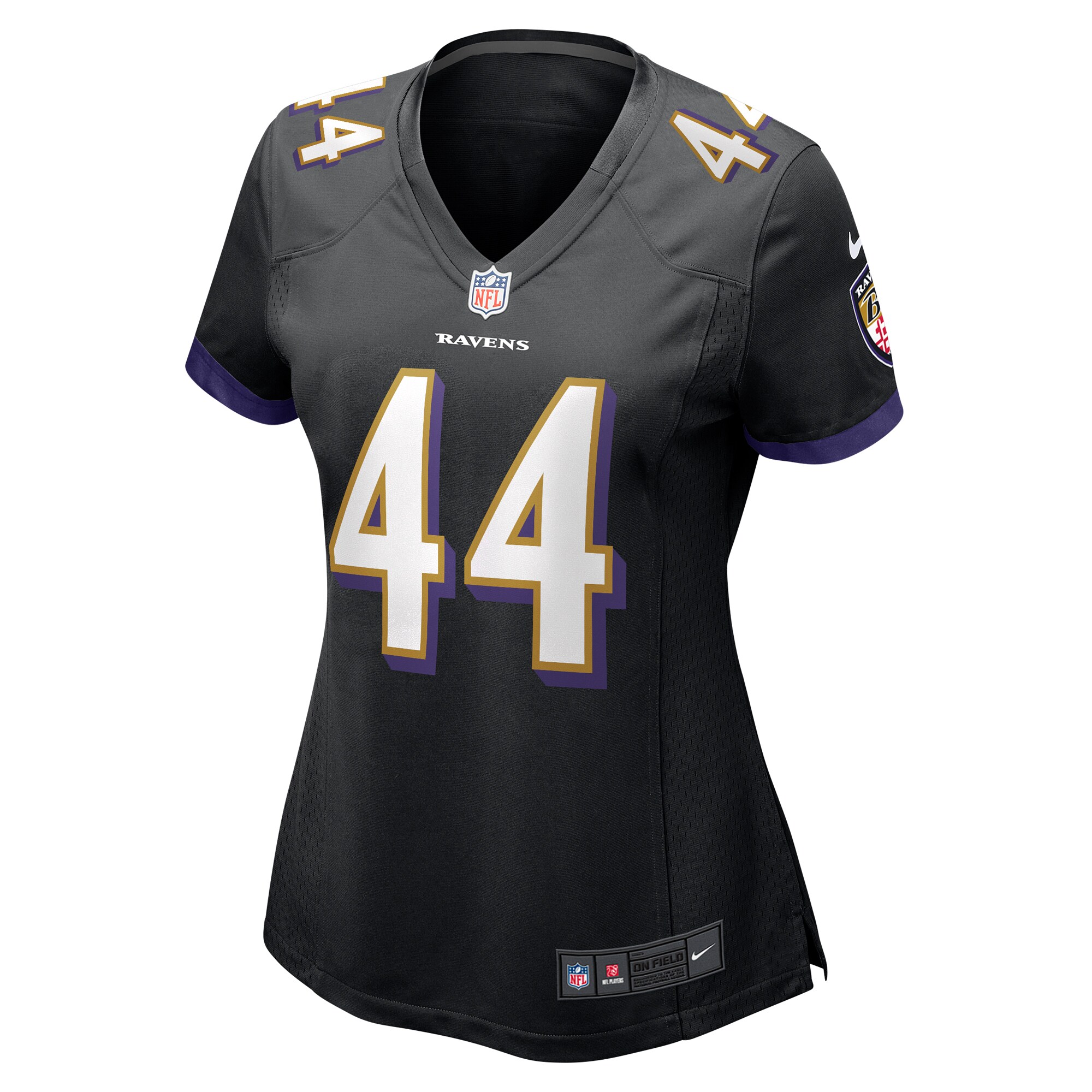 Baltimore Ravens Nike Game Alternate Jersey - Black - Marlon Humphrey - Womens - Image 2