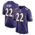 Baltimore Ravens Nike Home Game Jersey - Purple - Derrick Henry - Mens