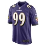 Baltimore Ravens Nike Home Game Jersey - Purple - Odafe Oweh - Mens