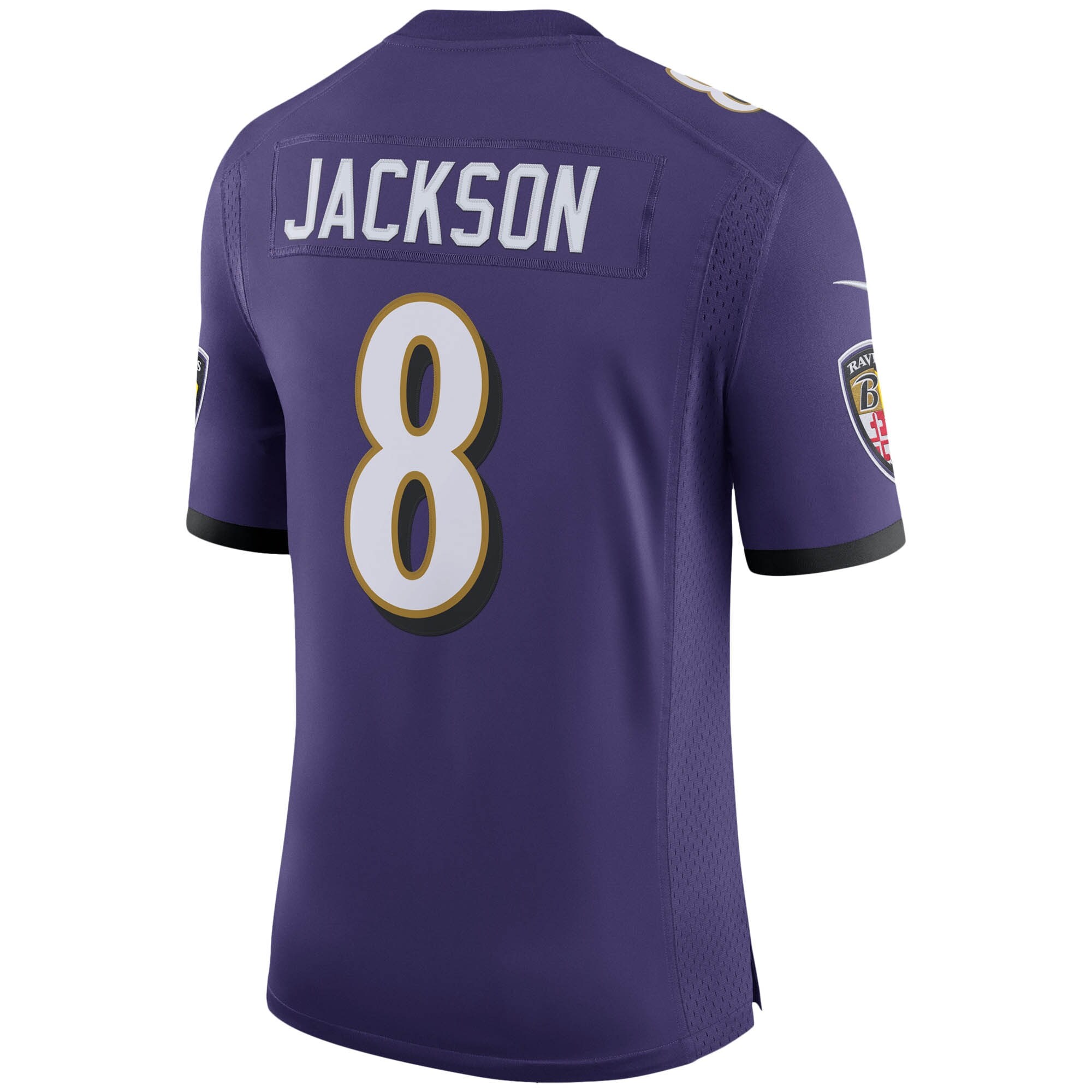 Baltimore Ravens Nike Limited Team Colour Home Jersey - Jackson - Image 2