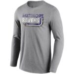 Baltimore Ravens On The Ropes Long Sleeve T-Shirt - Mens