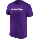 Baltimore Ravens Primary Colour Wordmark T-Shirt - Mens