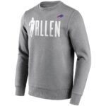 Buffalo Bills Allen Checkdown Player Crew Sweatshirt - Mens