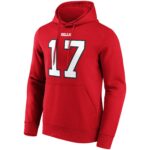 Buffalo Bills Alternate Name & Number Hoodie - Josh Allen - Mens