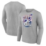 Buffalo Bills End Around Helmet Graphic Long Sleeve T-Shirt - Mens