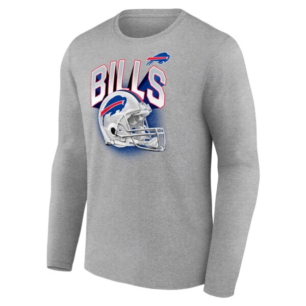 Buffalo Bills End Around Helmet Graphic Long Sleeve T-Shirt - Mens - Image 2