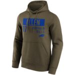 Buffalo Bills Fashion Name & Number Hoodie - Josh Allen - Mens - Big & Tall