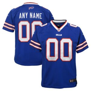 Buffalo Bills Home Game Jersey - Custom - Youth