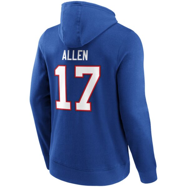Buffalo Bills Home Name & Number Hoodie - Josh Allen - Mens - Image 2