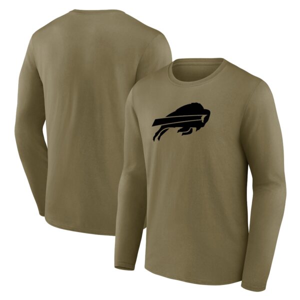 Buffalo Bills Mono Logo Graphic Long Sleeve T-Shirt - Mens