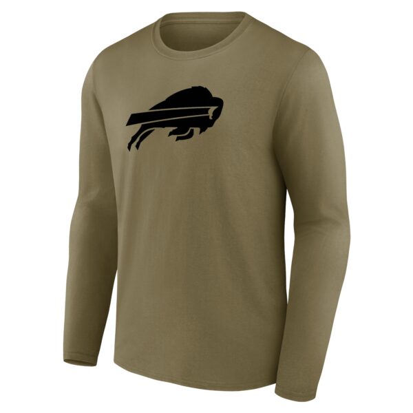 Buffalo Bills Mono Logo Graphic Long Sleeve T-Shirt - Mens - Image 2