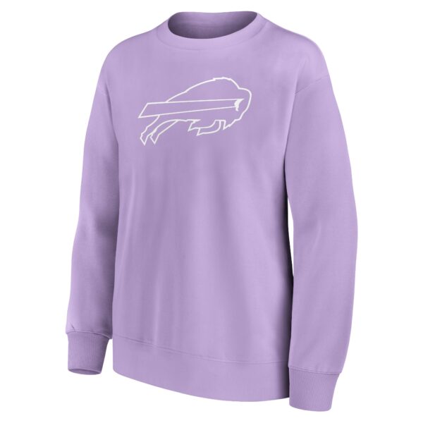 Buffalo Bills Mono Logo Graphic Oversized Crew Sweatshirt - Womens - Image 2