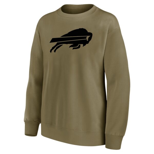 Buffalo Bills Mono Logo Graphic Oversized Crew Sweatshirt - Womens - Image 2