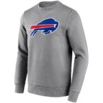 Buffalo Bills Neutral Colour Logo Crew Sweatshirt - Mens