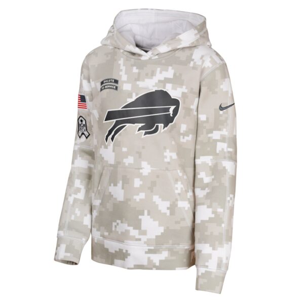 Buffalo Bills Nike 2024 Salute To Service Hoodie - Youth - Image 2