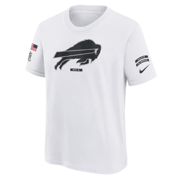 Buffalo Bills Nike 2024 Salute To Service T Shirt - Youth - Image 2