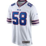 Buffalo Bills Nike Game Road Jersey - White - Matt Milano - Mens