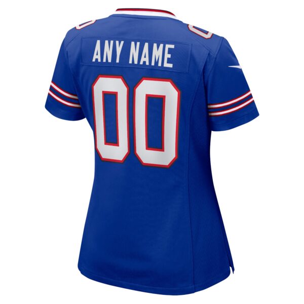 Buffalo Bills Nike Home Game Jersey - Royal Blue - Custom - Womens - Image 2