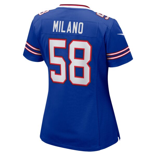 Buffalo Bills Nike Home Game Jersey - Royal Blue - Matt Milano - Womens - Image 2