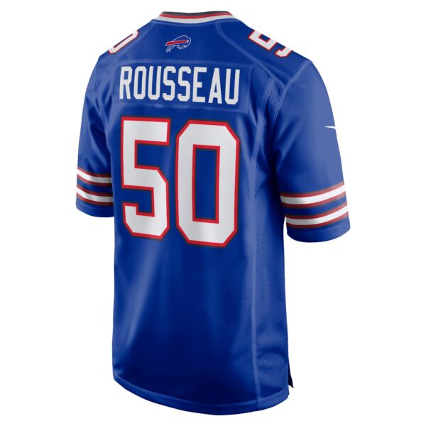 Buffalo Bills Nike Home Game Jersey - Royal - Gregory Rousseau - Mens - Image 2