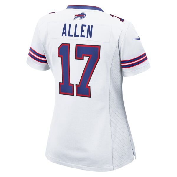 Buffalo Bills Nike Road Game Jersey - White - Josh Allen - Womens - Image 3