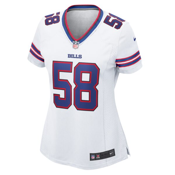 Buffalo Bills Nike Road Game Jersey - White - Matt Milano - Womens - Image 2