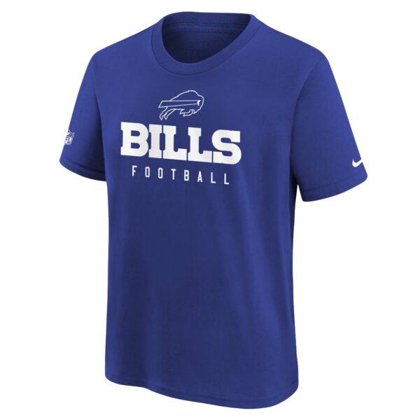 Buffalo Bills Nike Team Issue Sideline T Shirt - Royal -  Youth - Image 2
