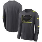 Buffalo Bills Nike VOLT Long Sleeve Dri Fit Cotton T-Shirt - Mens