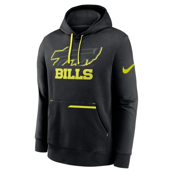 Buffalo Bills Nike VOLT Pullover Fleece Hoodie - Mens - Image 2