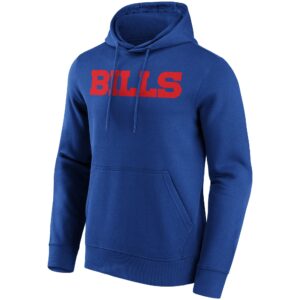 Buffalo Bills Primary Colour Wordmark Hoodie - Mens