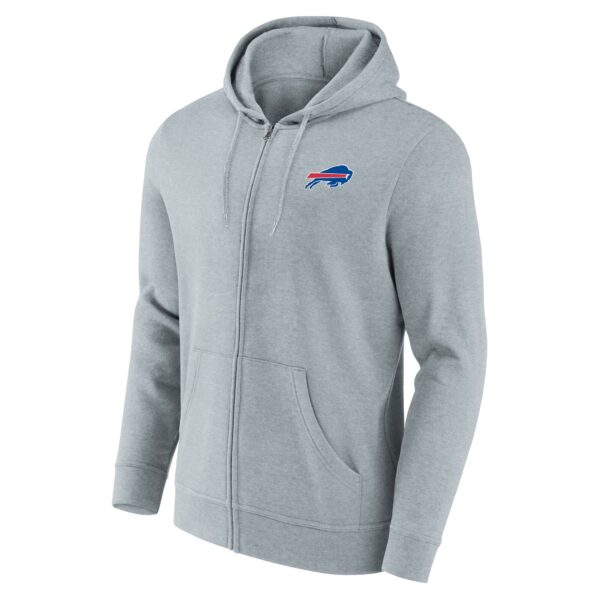 Buffalo Bills Primary Logo Full Zip Hoodie - Mens - Image 2
