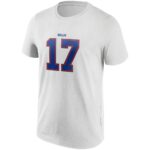 Buffalo Bills Road Name & Number T-Shirt - Josh Allen - Mens - Big & Tall
